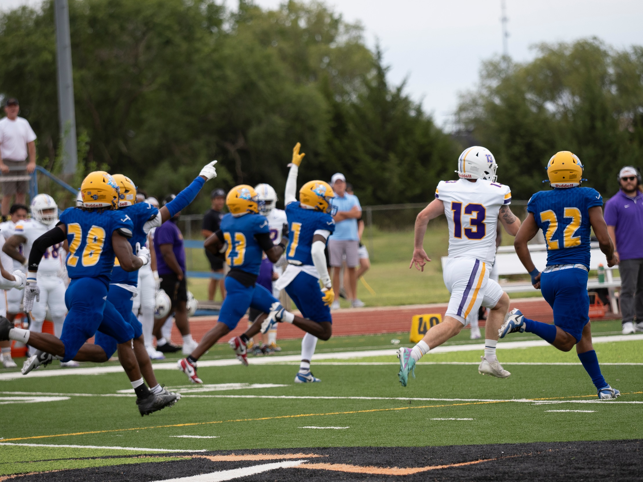 SIX INTERCEPTIONS FUEL SWEDES? VICTORY OVER BLUEJAYS